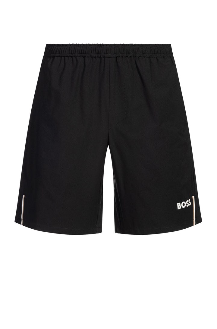 Boss Active tennis shorts in quick-dry super-stretch fabric