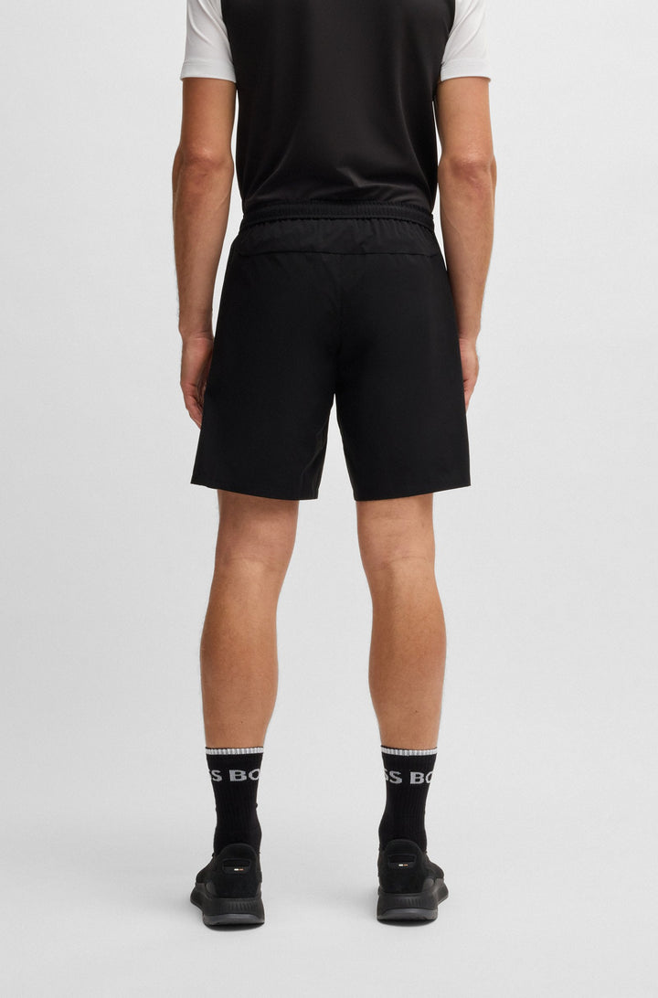 Boss Active tennis shorts in quick-dry super-stretch fabric