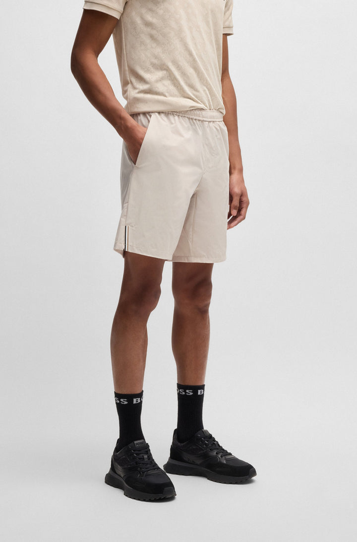 Boss Active tennis shorts in quick-dry super-stretch fabric