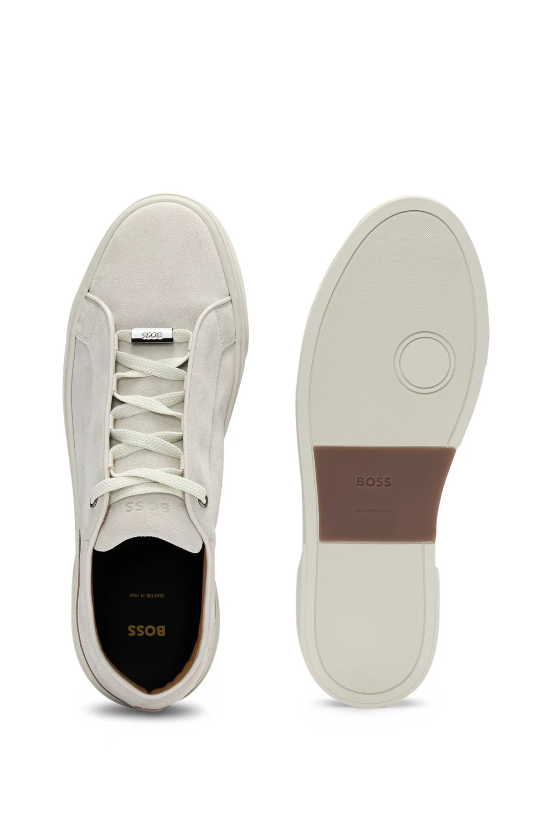 Boss Gary low-top trainers in suede