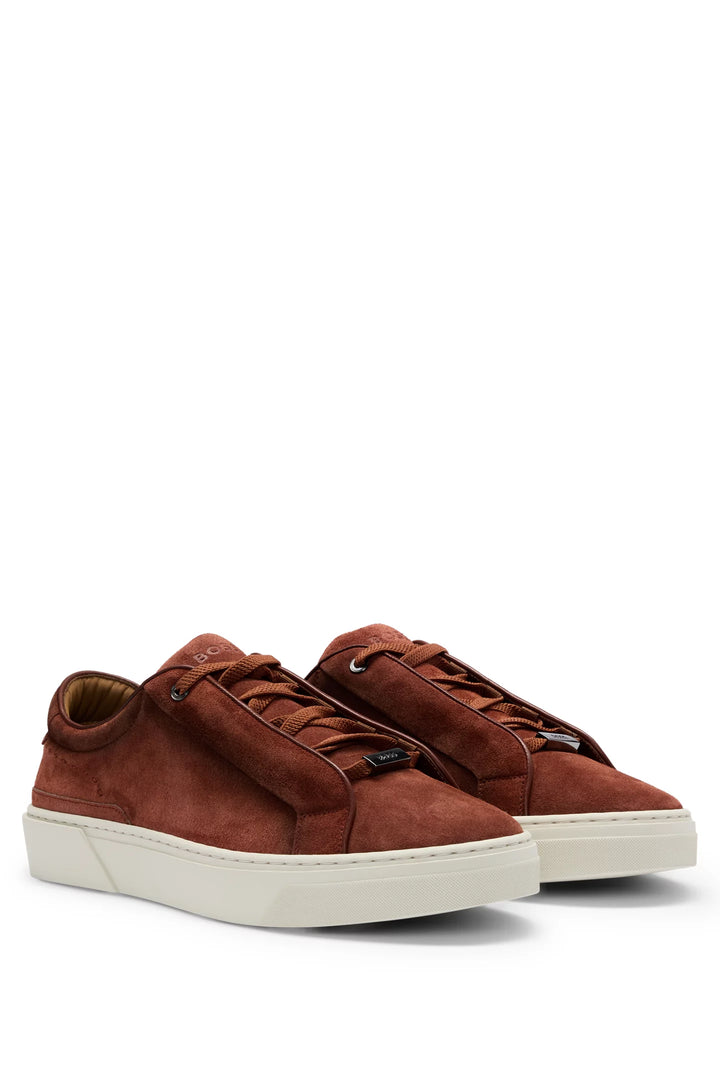 Boss Gary low-top trainers in suede