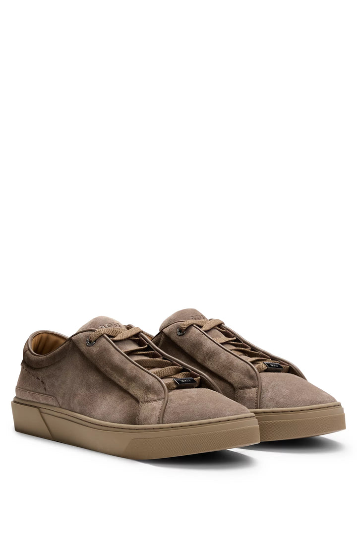 Boss Gary low-top trainers in suede