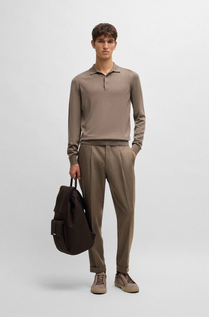 Boss Gary low-top trainers in suede