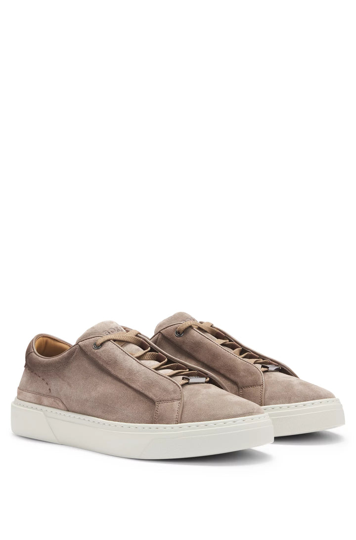 Boss Gary low-top trainers in suede