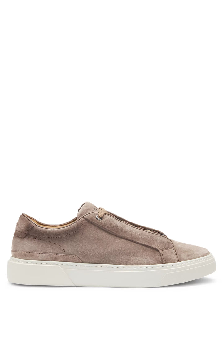 Boss Gary low-top trainers in suede