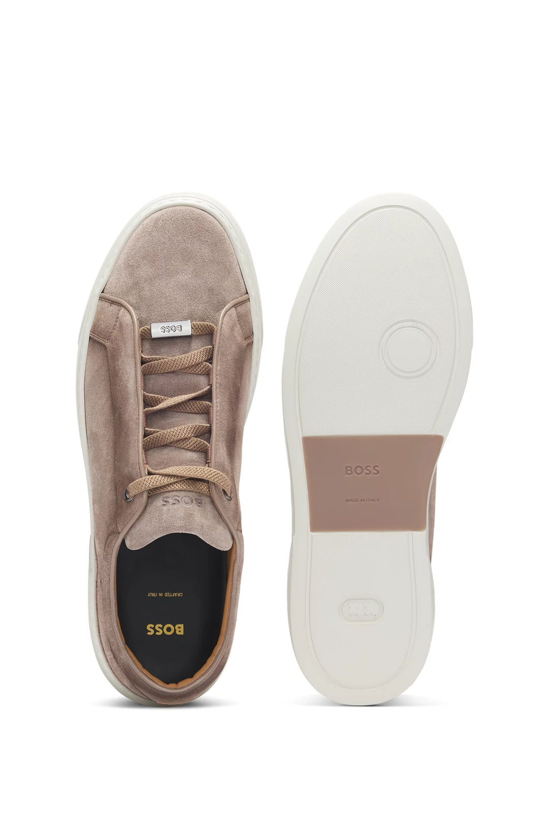 Boss Gary low-top trainers in suede