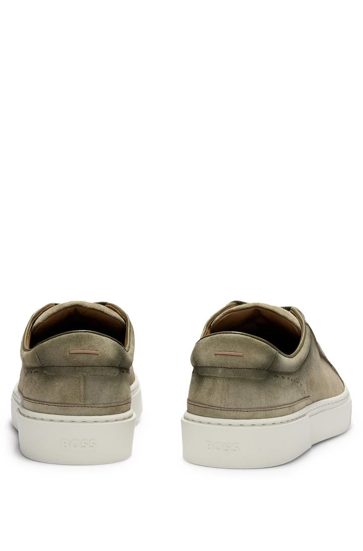 Boss Gary low-top trainers in suede