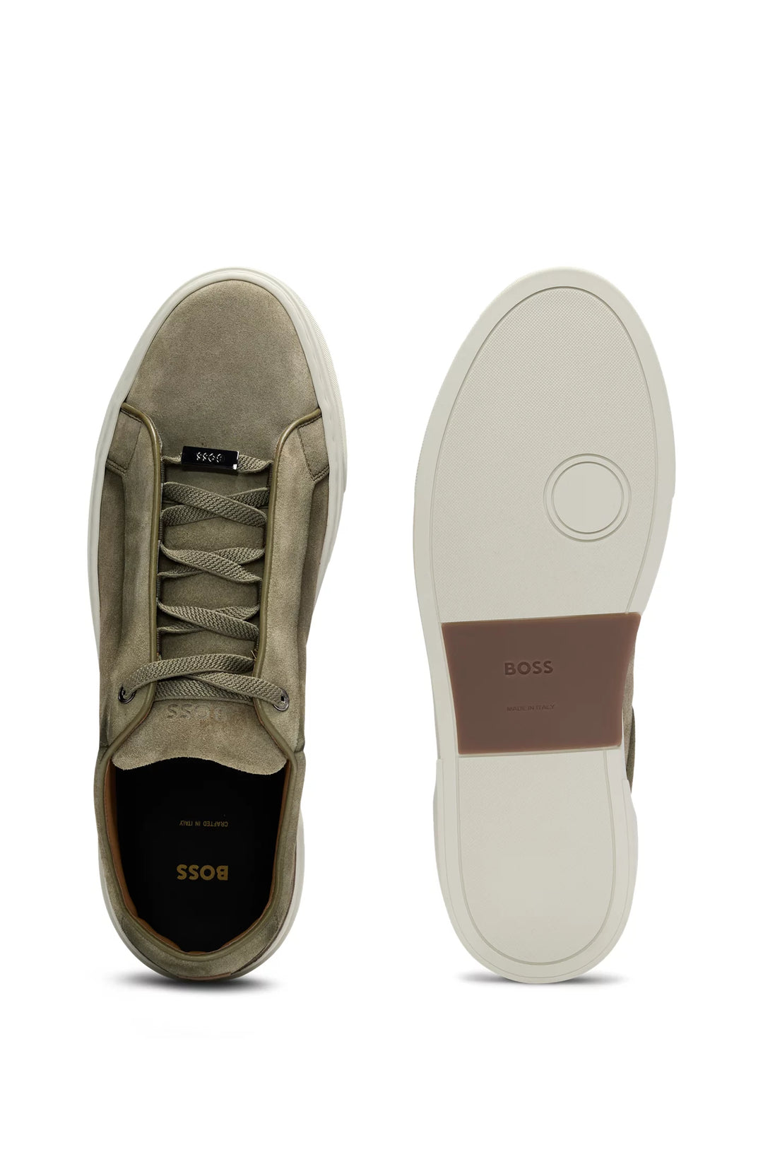 Boss Gary low-top trainers in suede