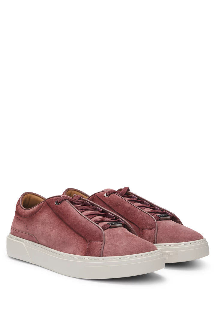 Boss Gary low-top trainers in suede