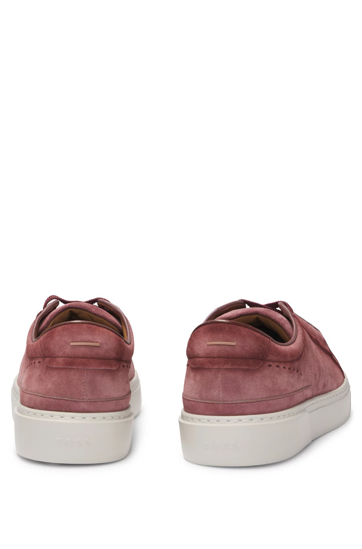 Boss Gary low-top trainers in suede