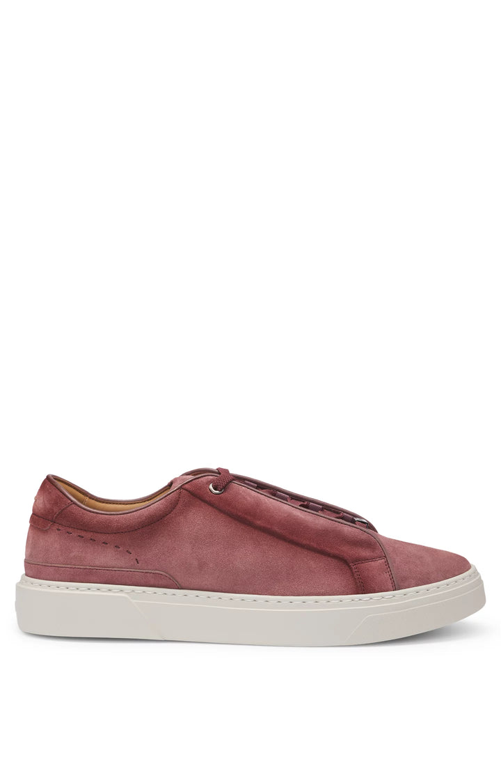 Boss Gary low-top trainers in suede