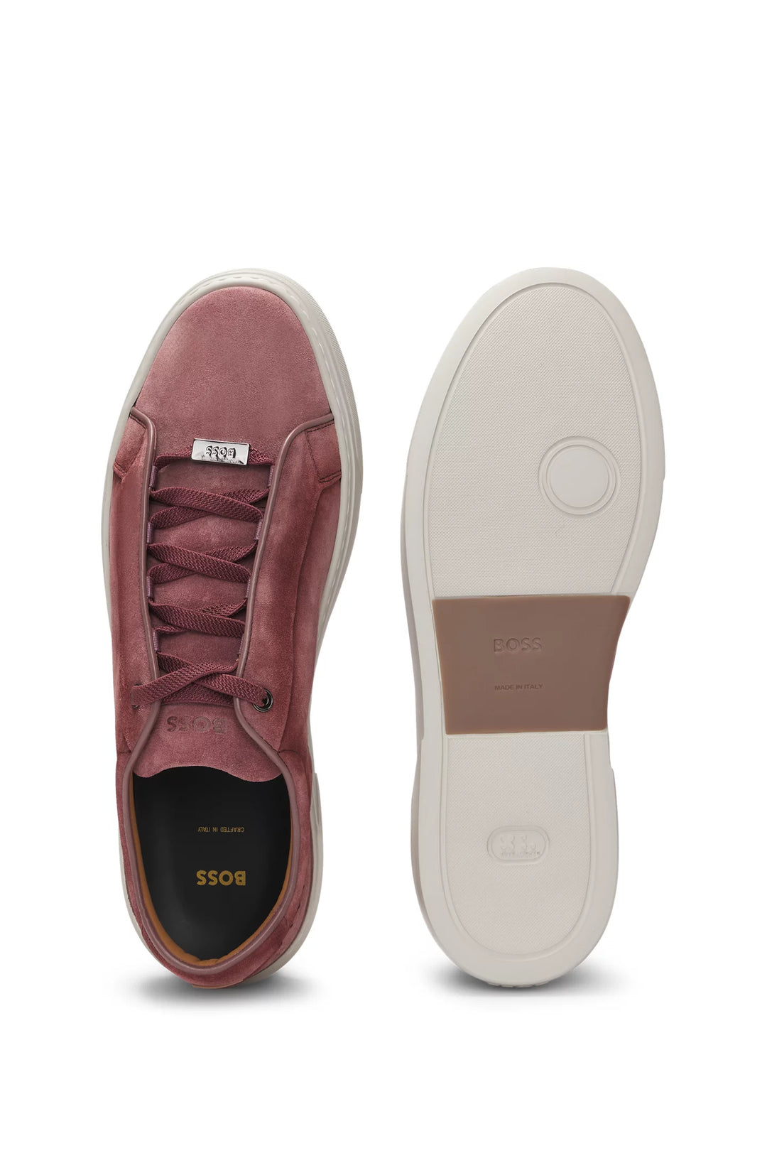 Boss Gary low-top trainers in suede