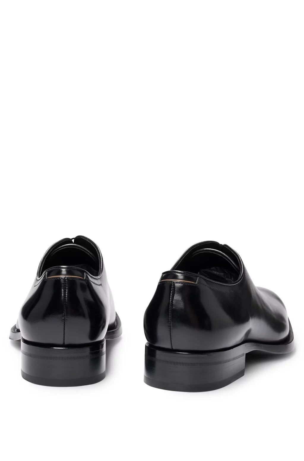 Boss Italian-made Oxford shoes in burnished leather