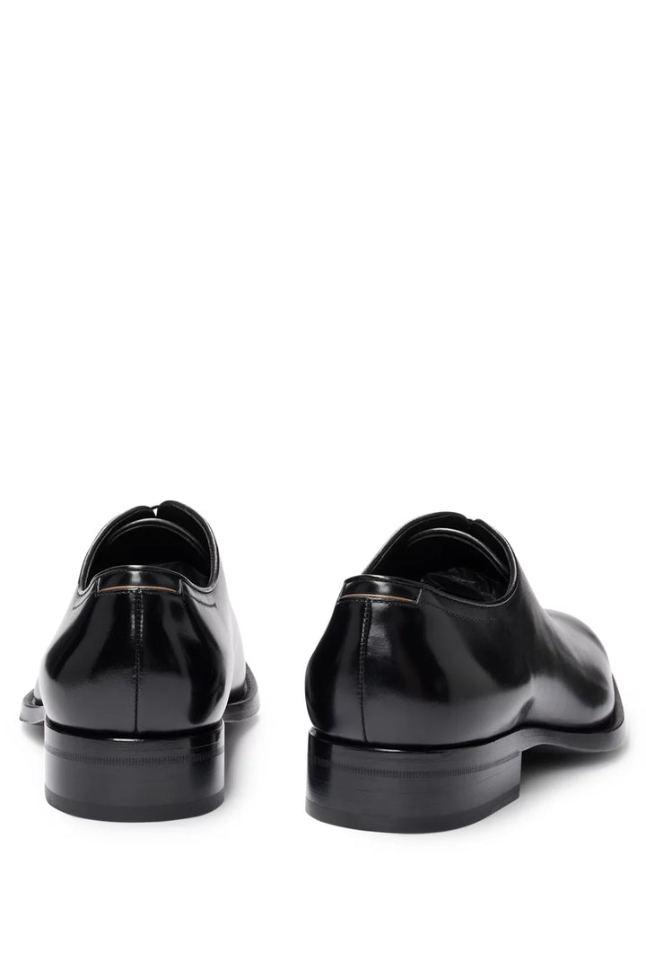 Boss Italian-made Oxford shoes in burnished leather