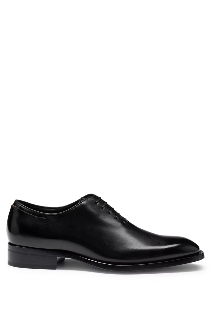 Boss Italian-made Oxford shoes in burnished leather