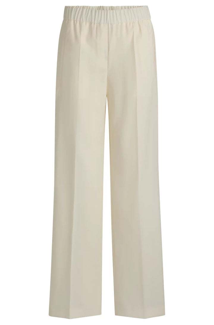BOSS RELAXED-FIT TROUSERS IN WOOL