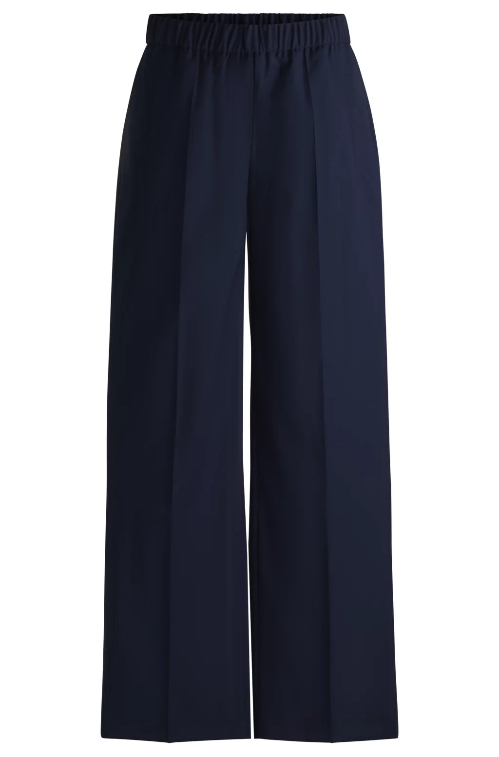 BOSS RELAXED-FIT TROUSERS IN WOOL