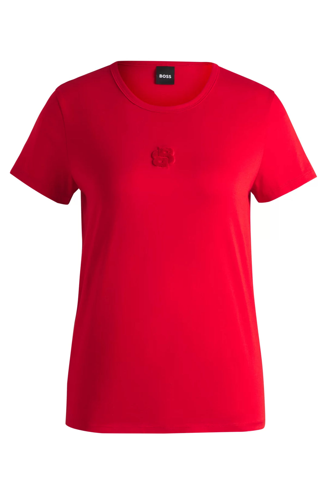 BOSS Mercerized-cotton T-shirt with Double B monogram