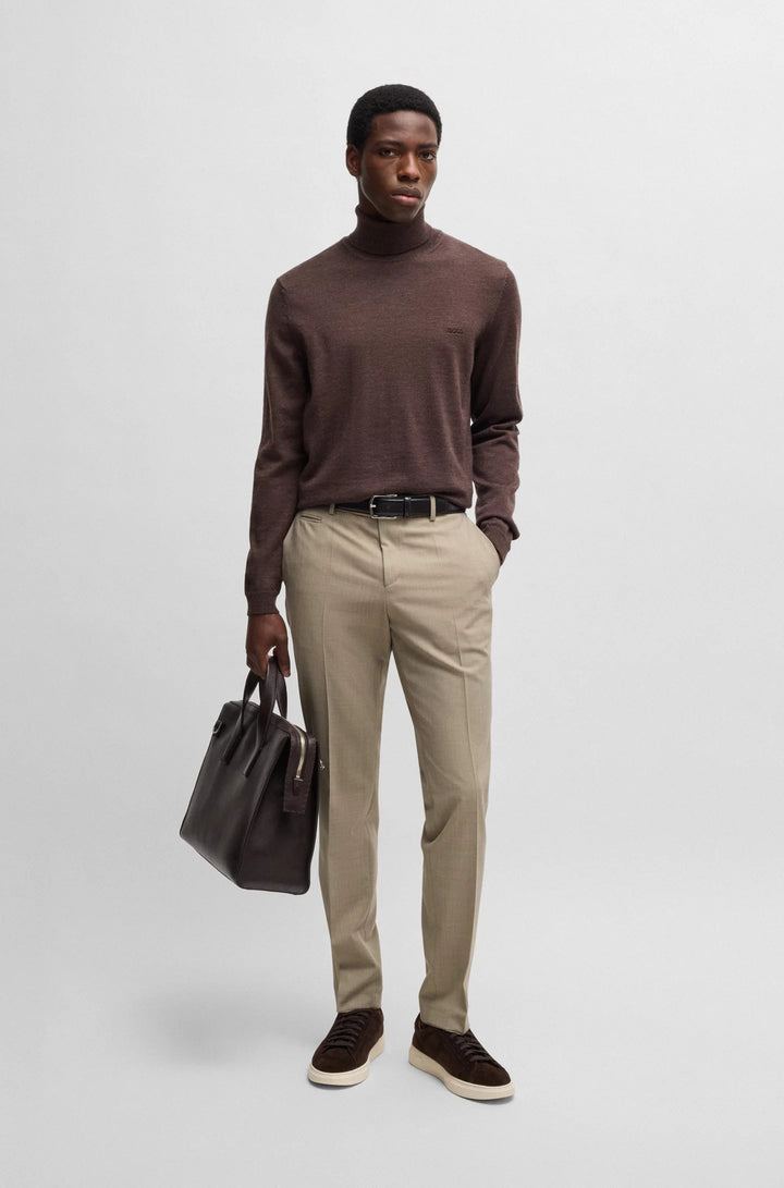 Boss Slim-fit trousers in super-stretch cloth