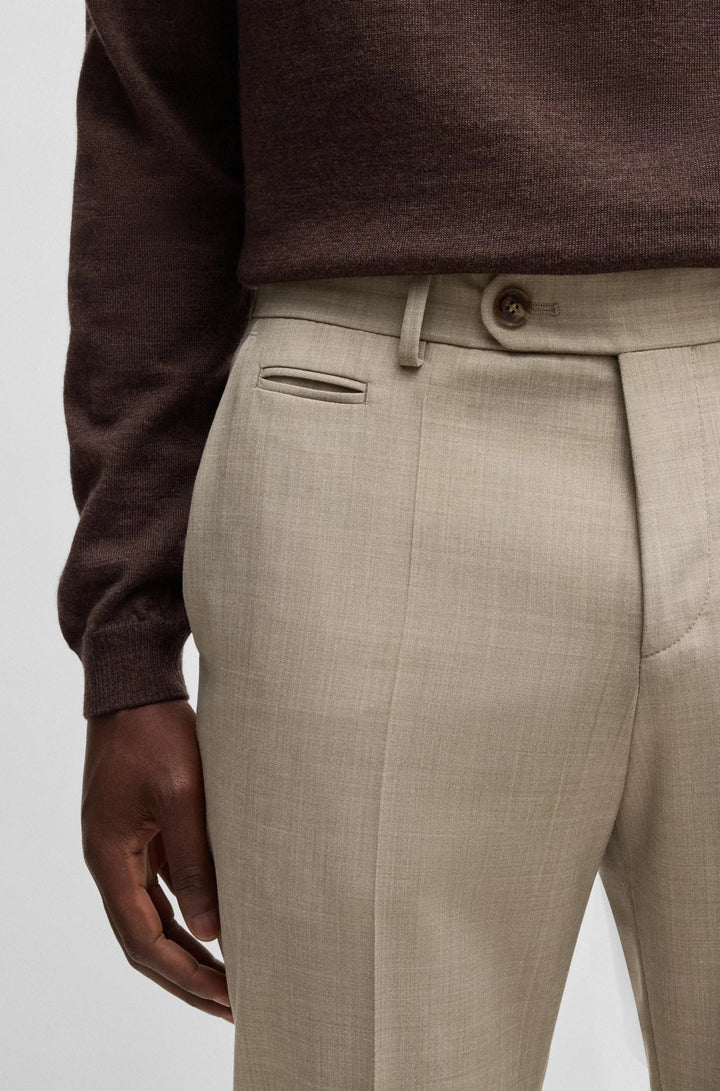 Boss Slim-fit trousers in super-stretch cloth