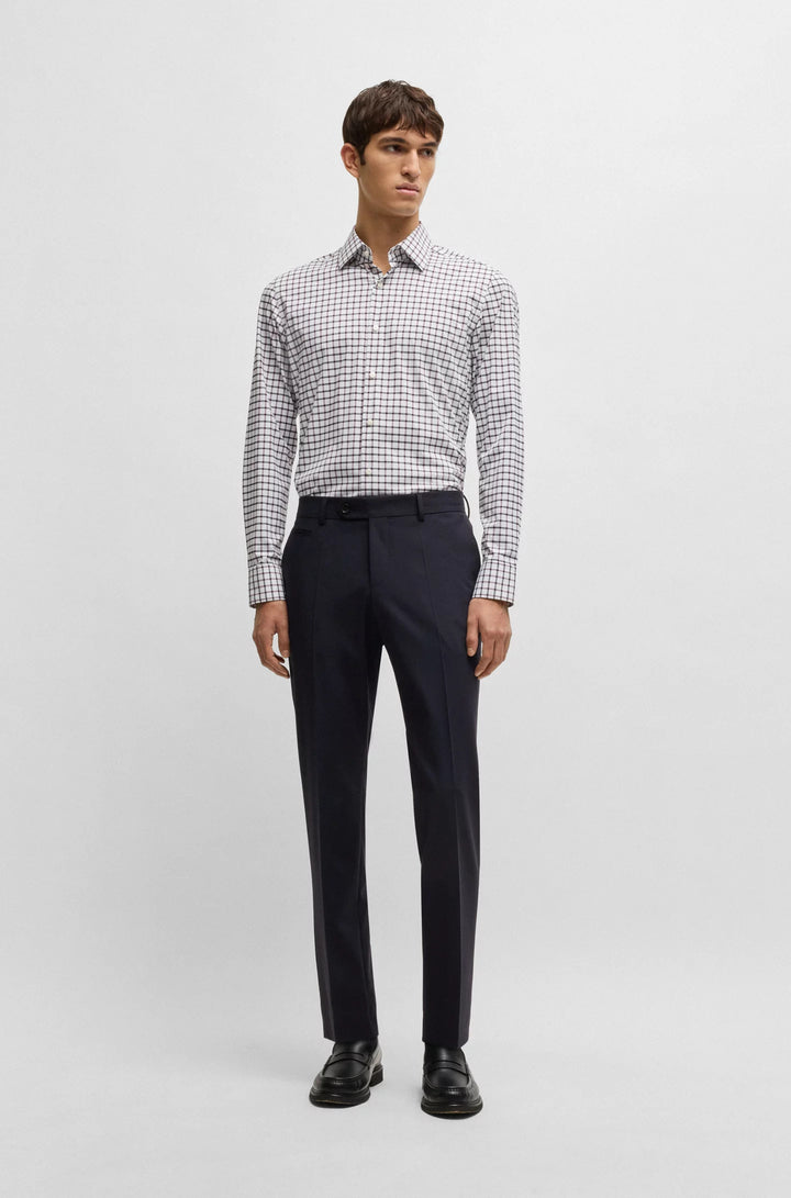 Boss Slim-fit trousers in super-stretch cloth
