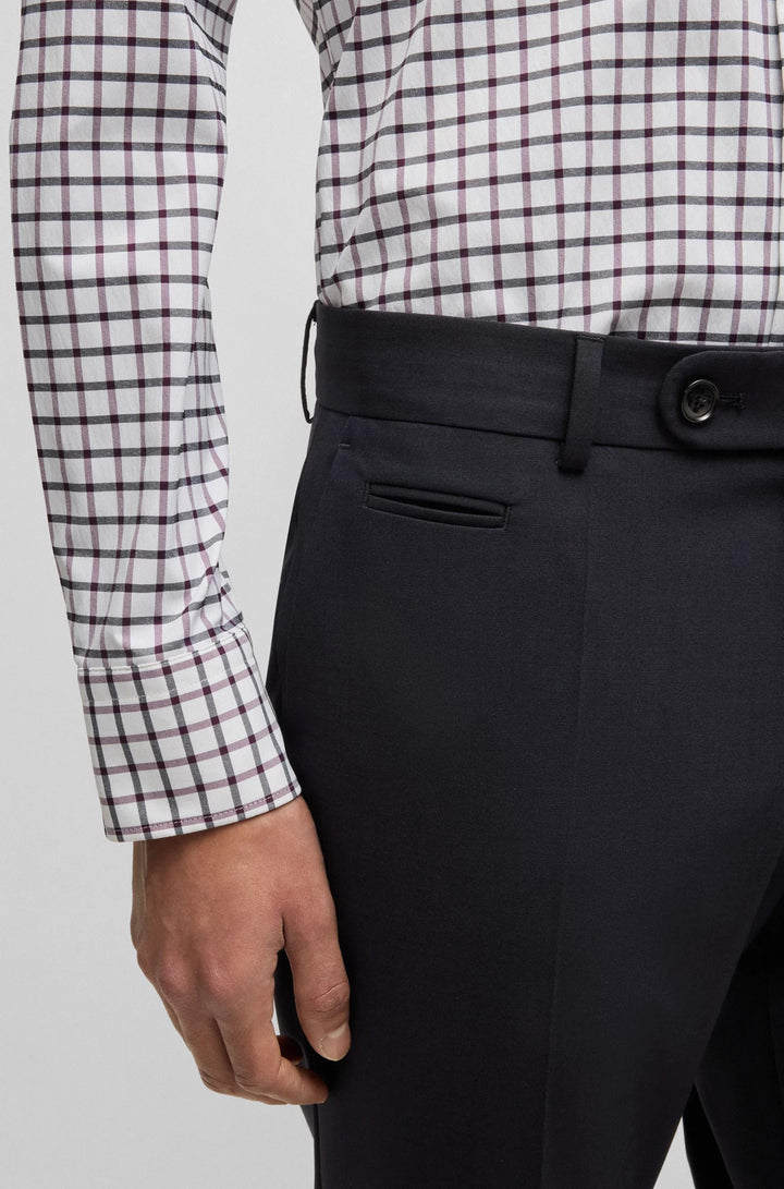 Boss Slim-fit trousers in super-stretch cloth