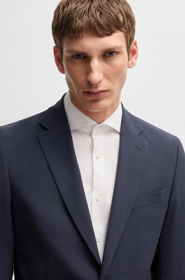 Boss Slim-fit suit in a performance-stretch wool blend