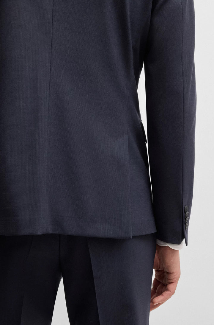 Boss Slim-fit suit in a performance-stretch wool blend