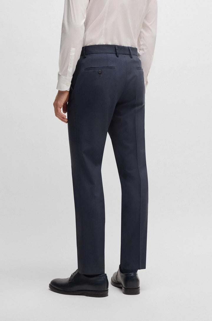 Boss Slim-fit suit in a performance-stretch wool blend
