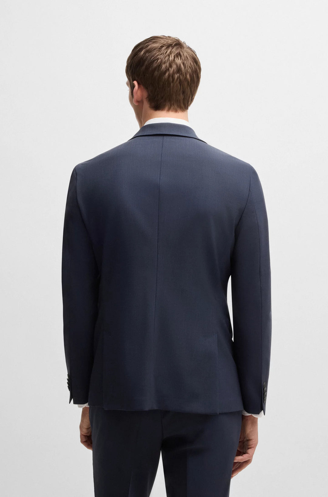 Boss Slim-fit suit in a performance-stretch wool blend