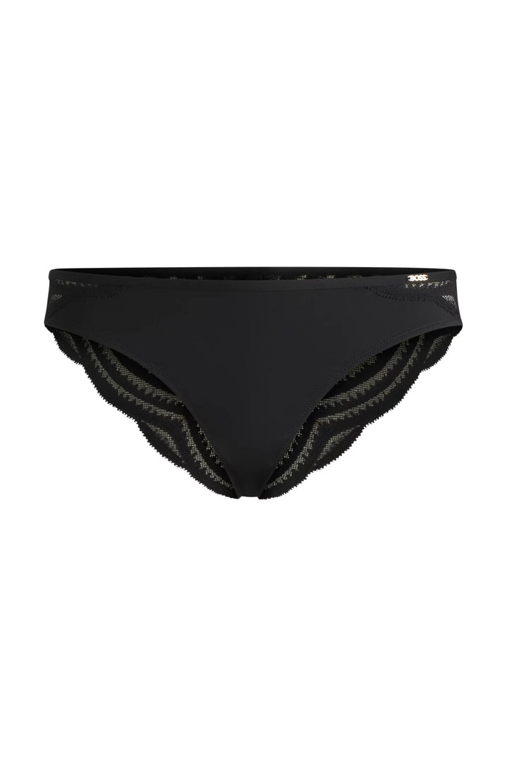 BOSS Lace-trim briefs with logo detail