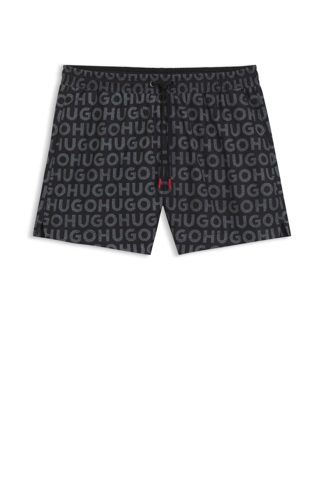 Hugo Logo-print swim shorts with drawcord