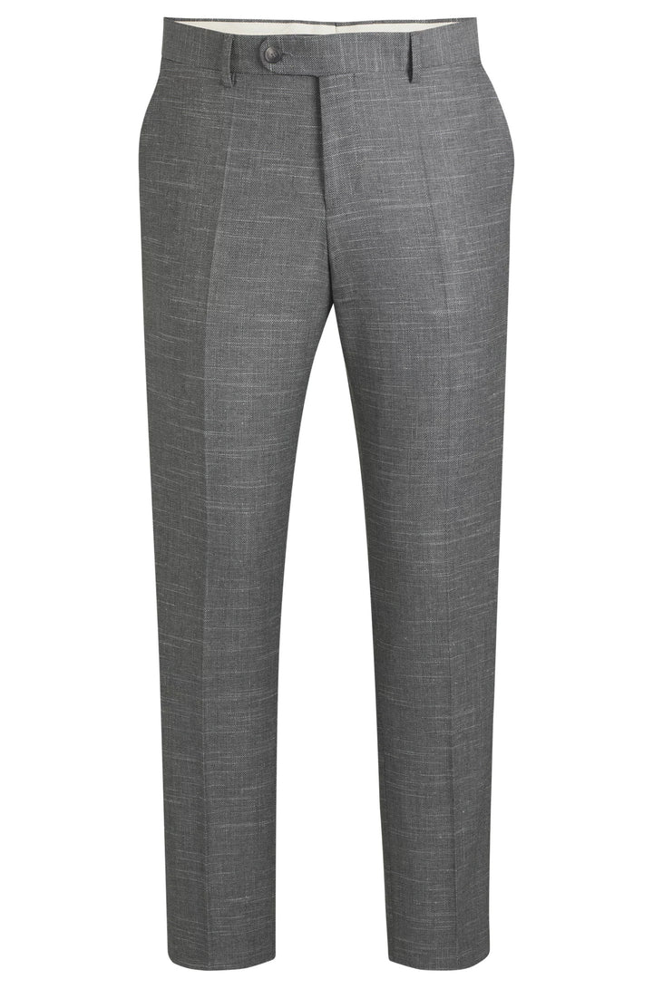 Boss Slim-fit trousers in patterned wool