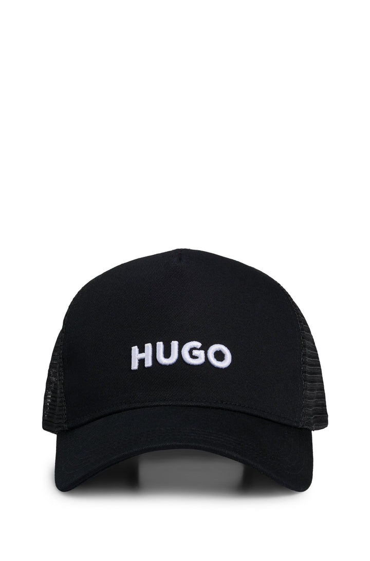 Hugo Cotton-twill cap with mesh panels