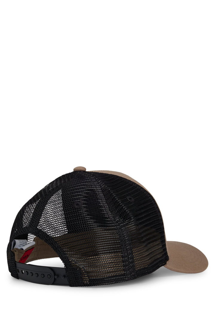 Hugo Cotton-twill cap with mesh panels