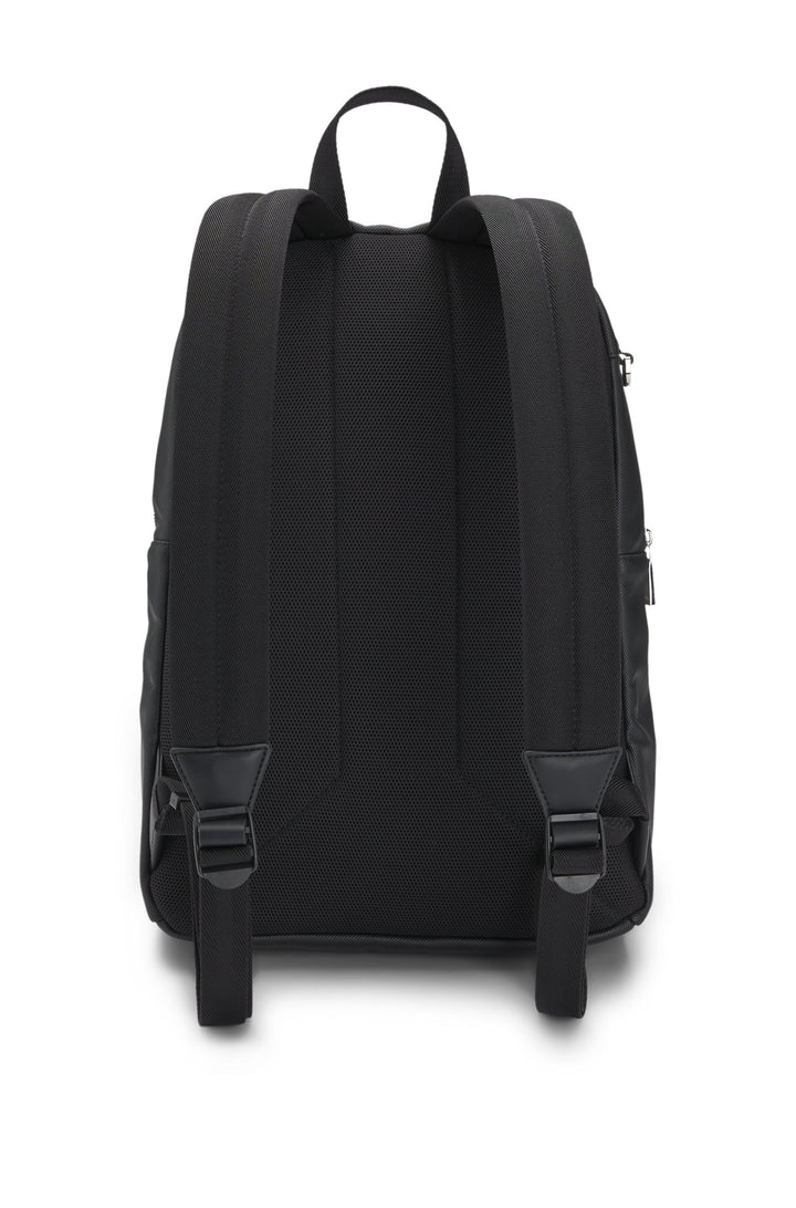 Boss Textured backpack with logo hardware