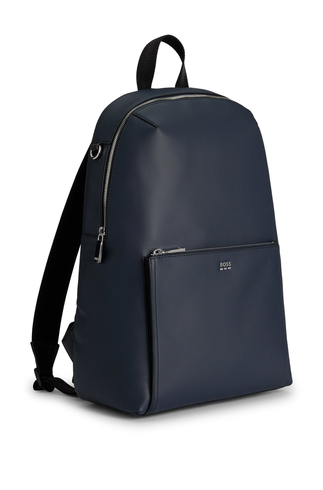 Boss Textured backpack with logo hardware