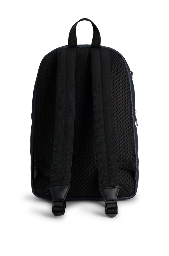 Boss Textured backpack with logo hardware