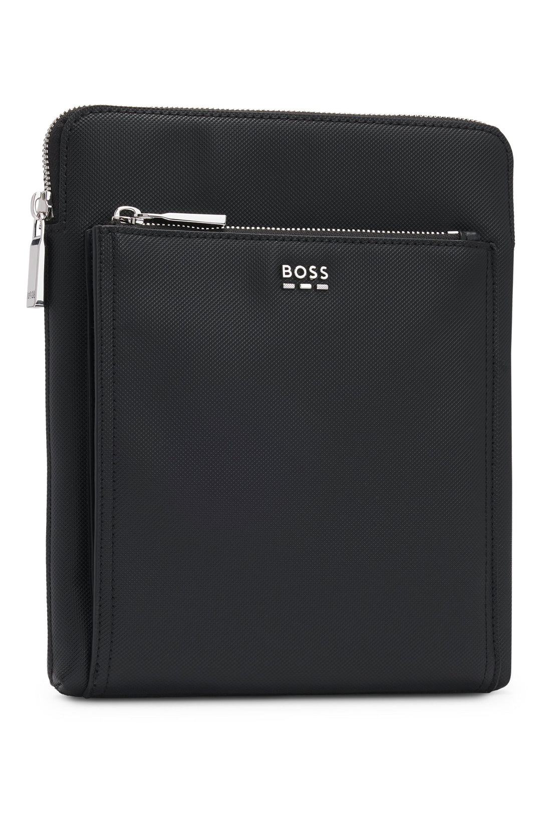 Boss Textured envelope bag with logo hardware