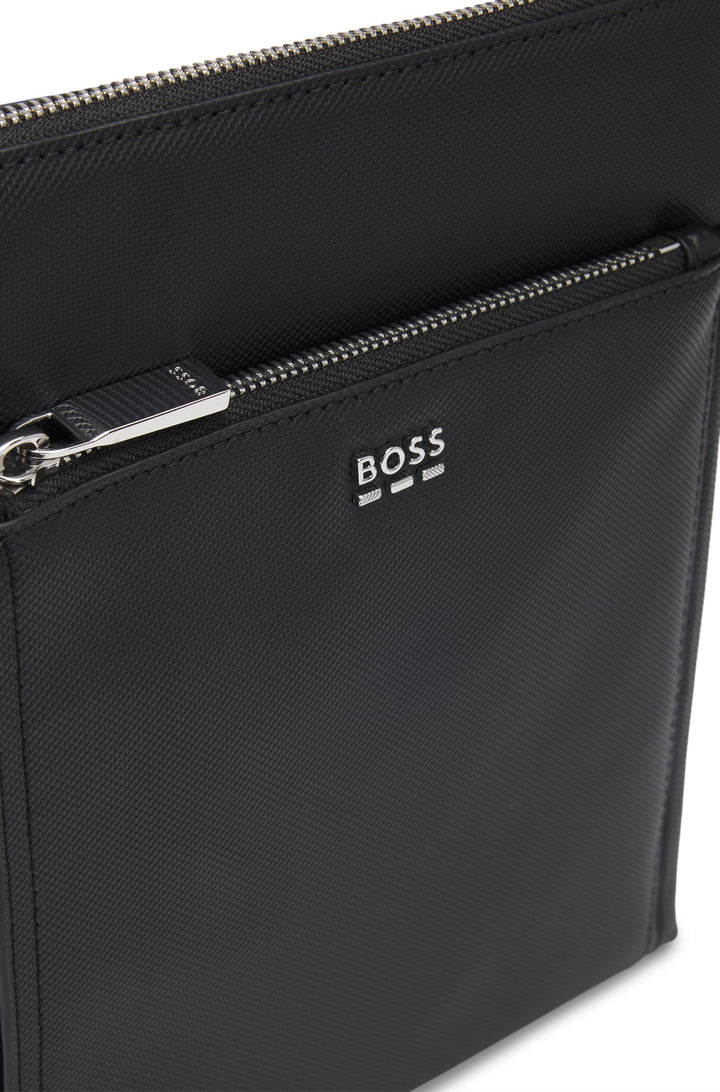 Boss Textured envelope bag with logo hardware