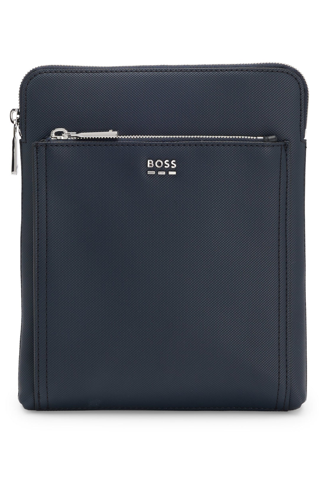 Boss Textured envelope bag with logo hardware