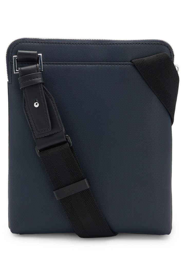 Boss Textured envelope bag with logo hardware