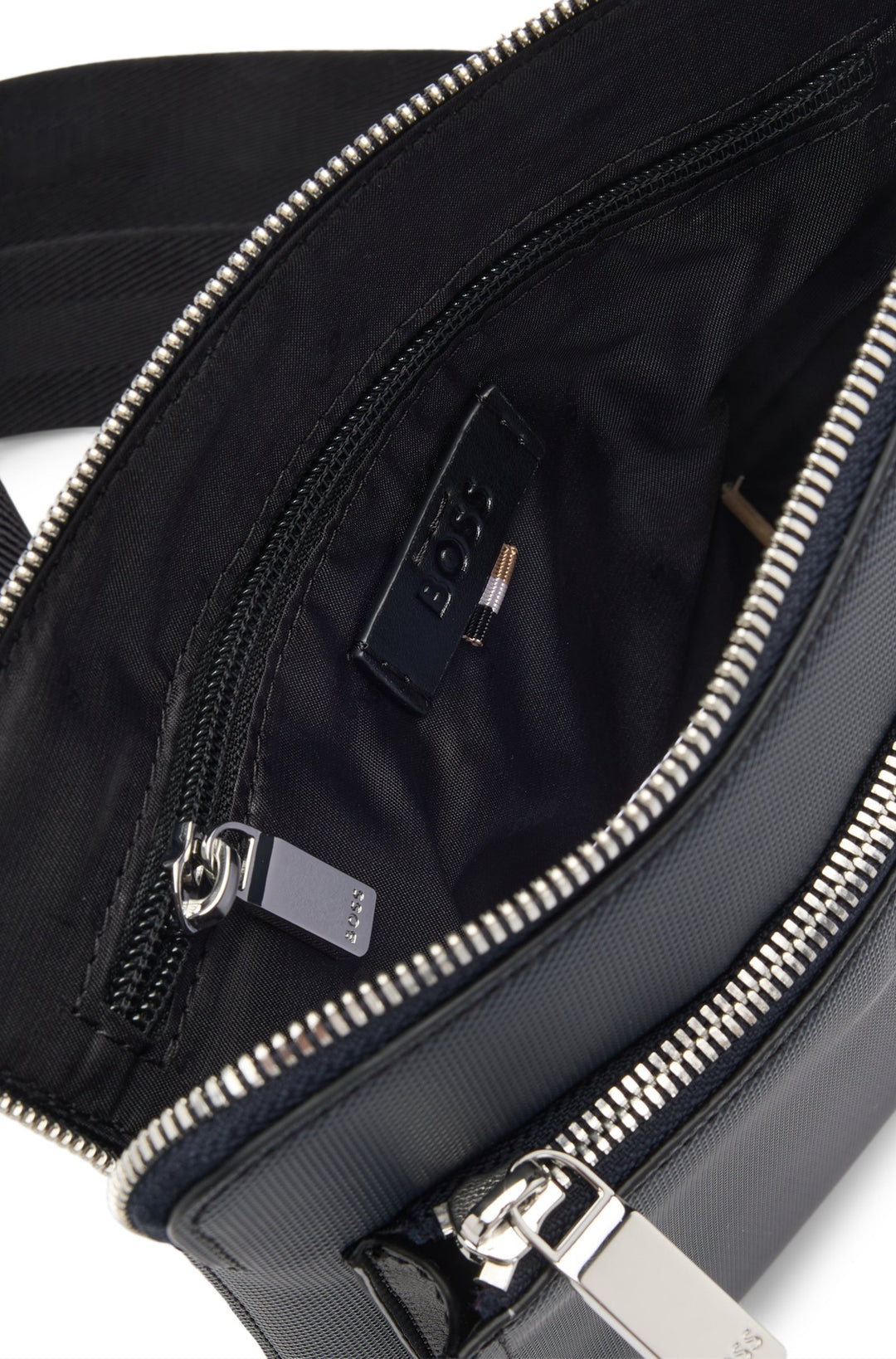 Boss Textured envelope bag with logo hardware