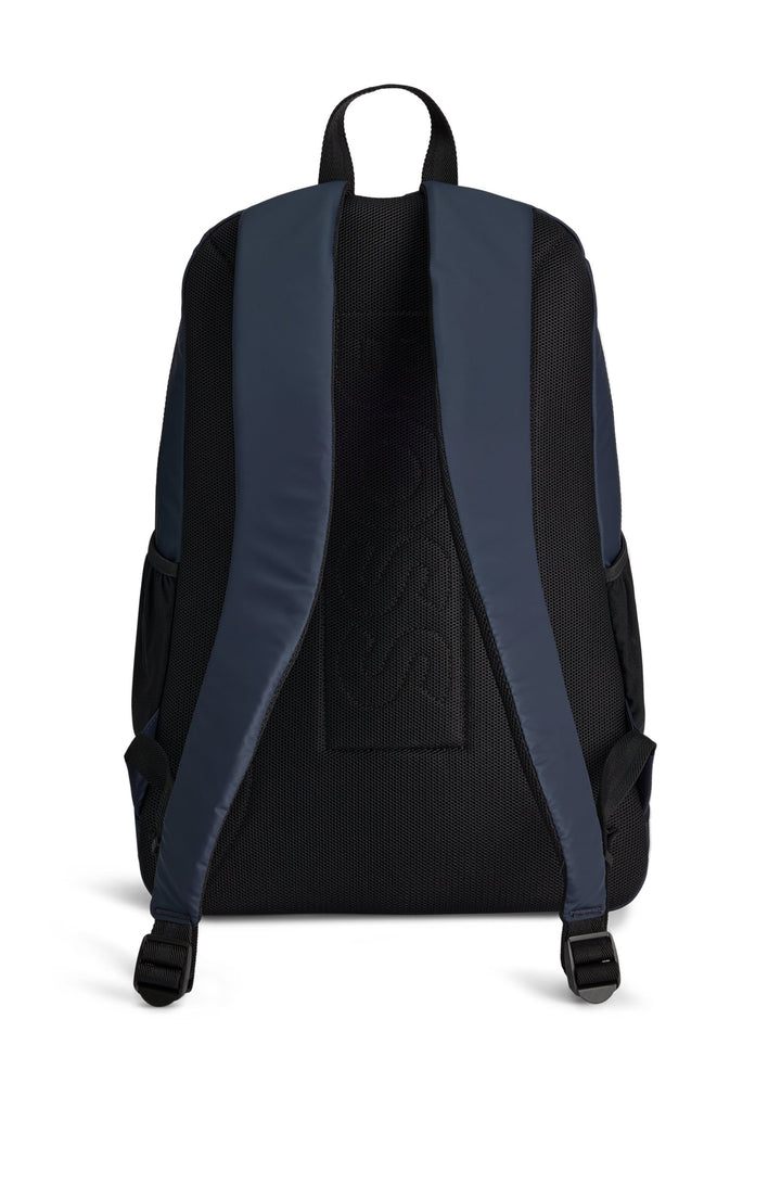 Boss Faux-leather backpack with zipped front pocket