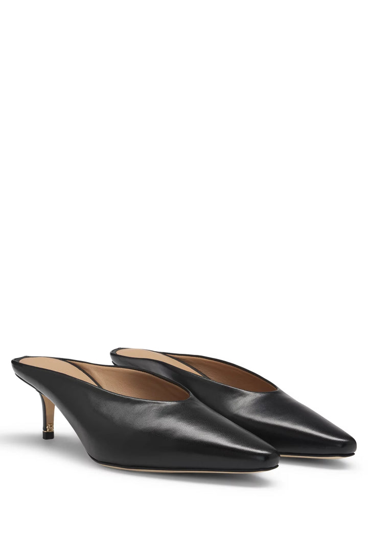 BOSS Backless mules in nappa leather