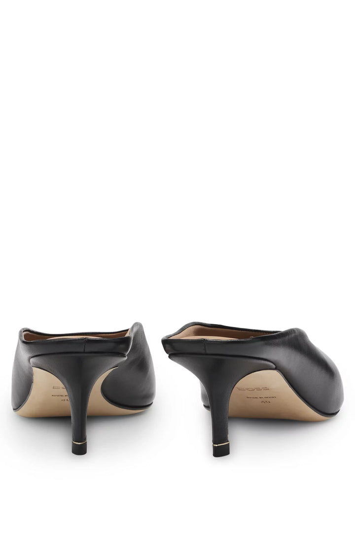 BOSS Backless mules in nappa leather