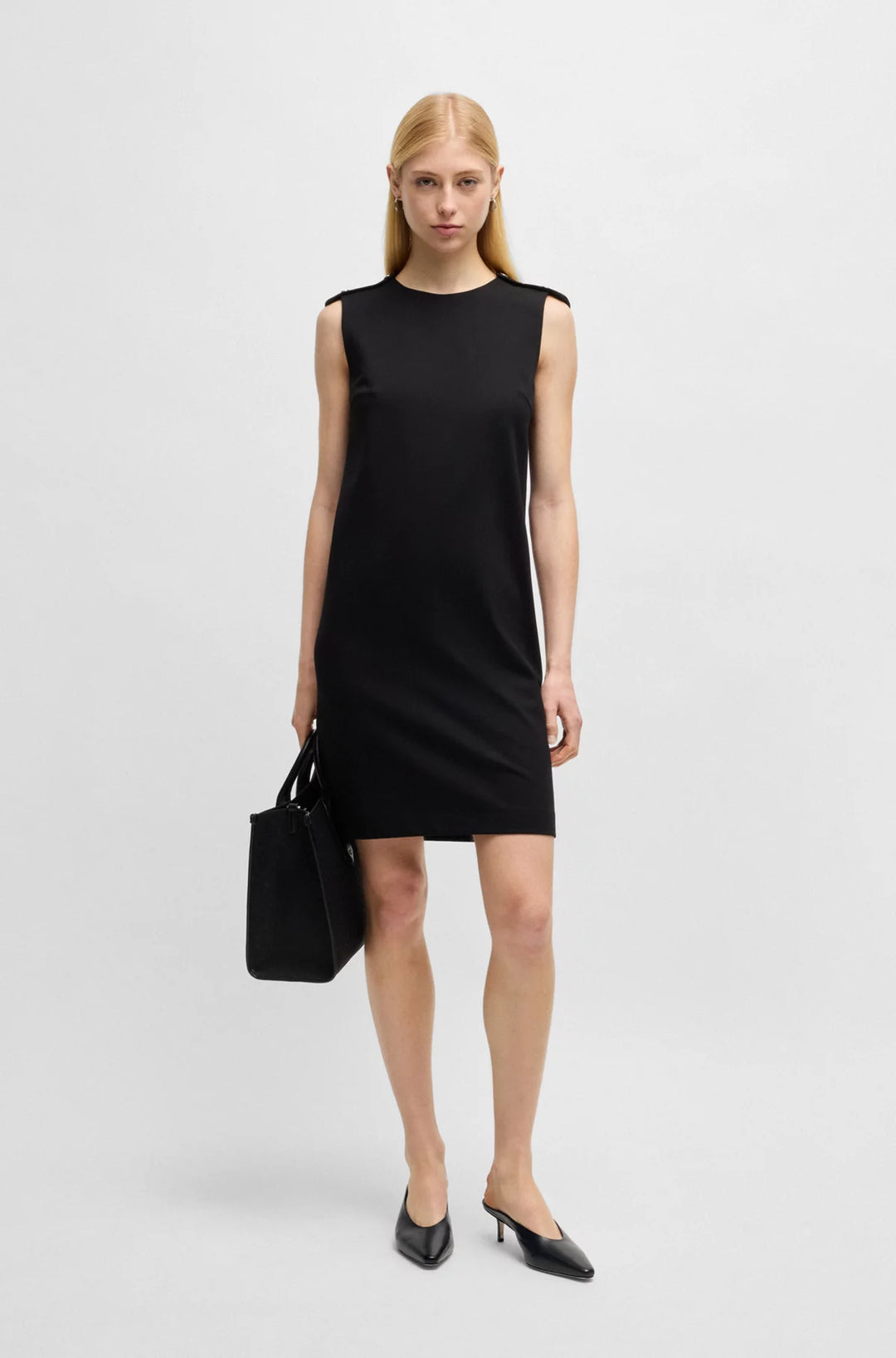 BOSS Backless mules in nappa leather