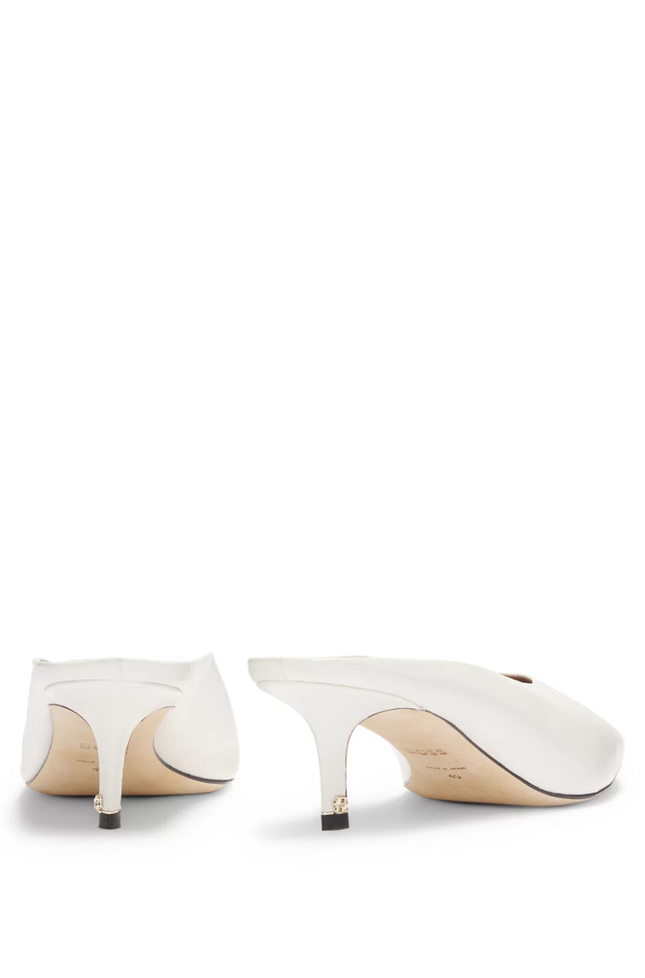 BOSS Backless mules in nappa leather
