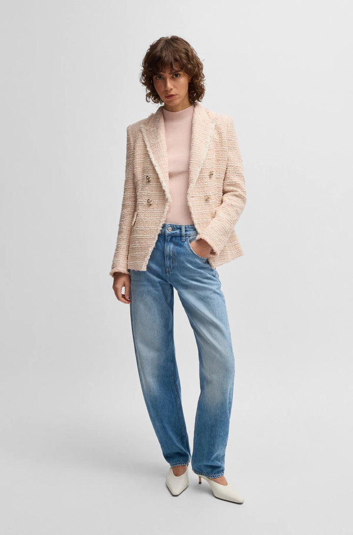 BOSS Backless mules in nappa leather