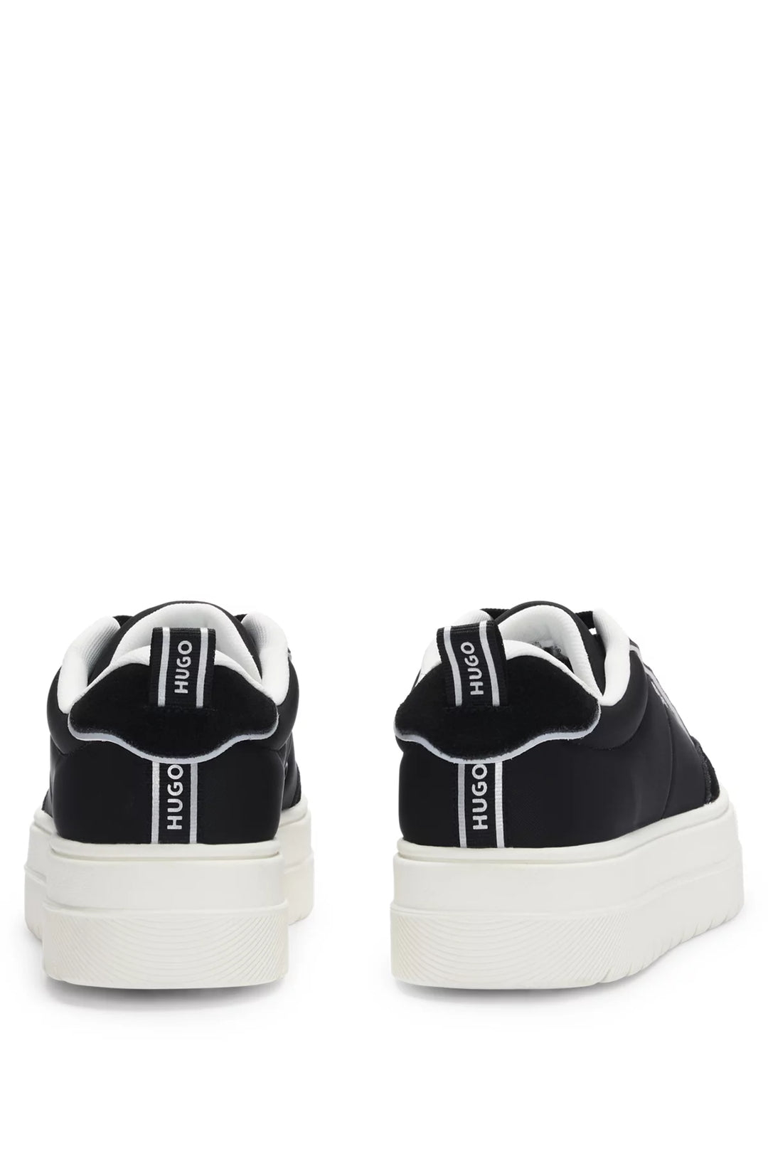 HUGO Platform trainers with suede trims